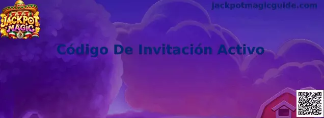 Guía visual para verificar un código de invitación activo de Jackpot Magic