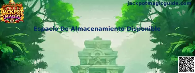 Guía de Jackpot Magic para revisar el espacio de almacenamiento disponible antes de instalar el juego en un teléfono móvil
