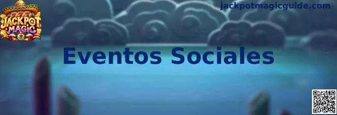 Imagen ilustrativa de los Eventos Sociales de Jackpot Magic, con actividades y recompensas digitales